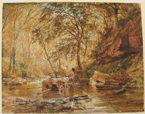 Cadzow Burn, 1856 - Samuel Bough